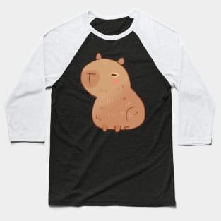 Cute Capybara drawing Baseball T-Shirt